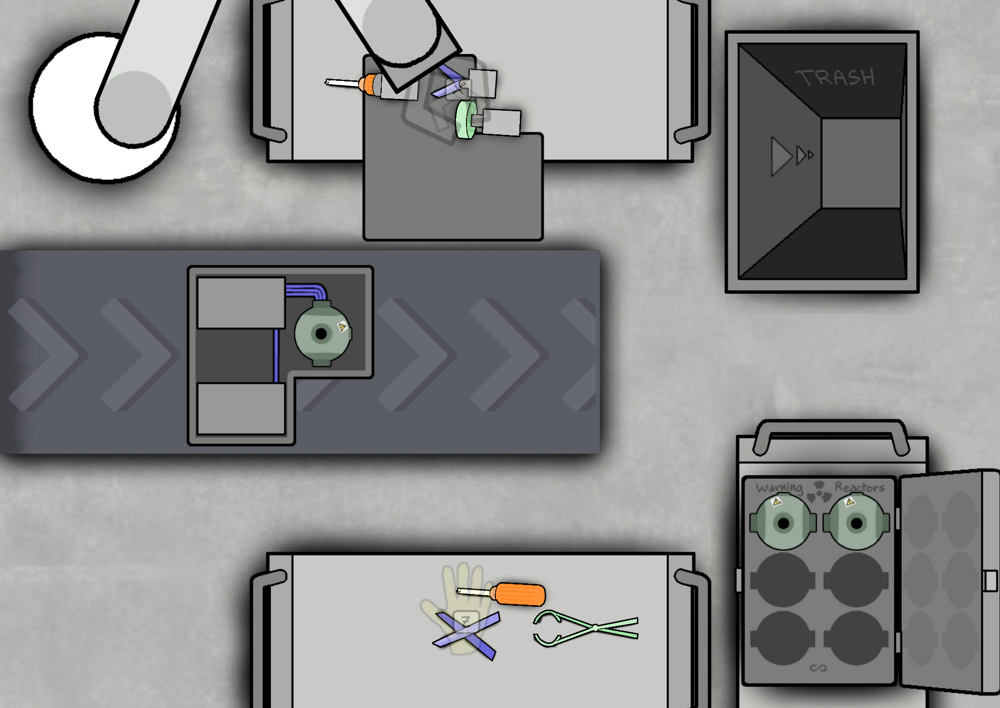 A screenshot from the Break it Down game.