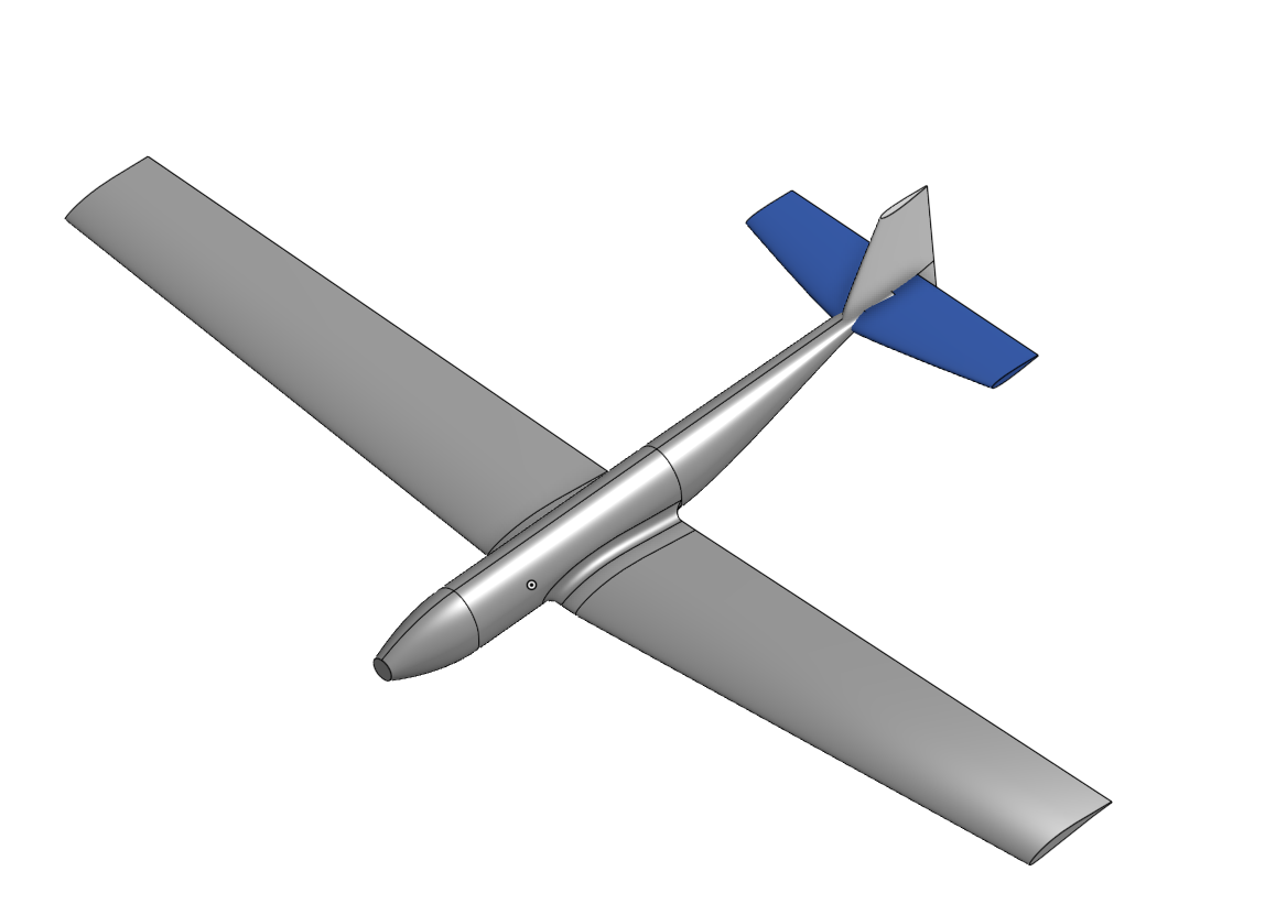 Early Sandpiper outer-mould-line concept model